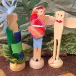 Crafting clothespin people