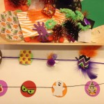 Crafting Halloween garlands