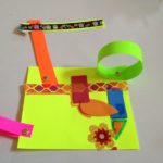 Neon paper and washi tape