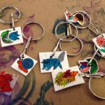Shrinky dink keychains and charms